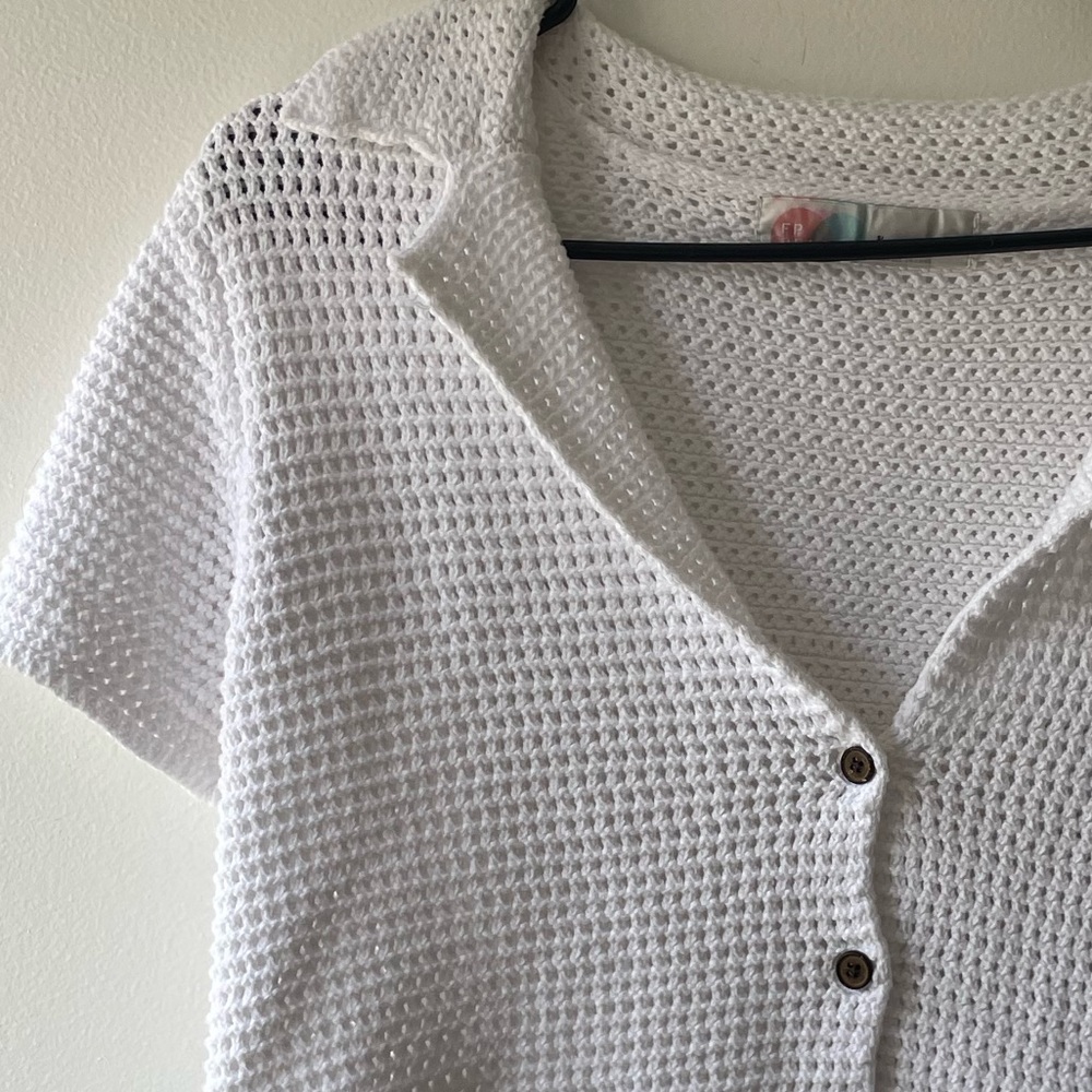 Free People Beachy Knit Top Small